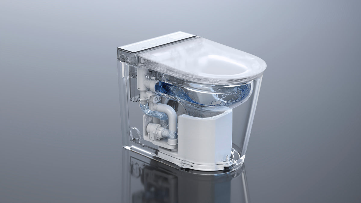 Sapphire Floor Standing Intelligent Toilet - 42573A-W3