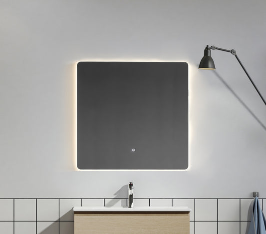 Nora Verona Rectangle Backlit LED Mirror with Demister (JM-RECT-7575BL)