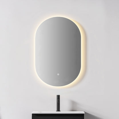 Nora Verona Oval Backlit LED Mirror with Demister (JM-OVAL-6090BL)