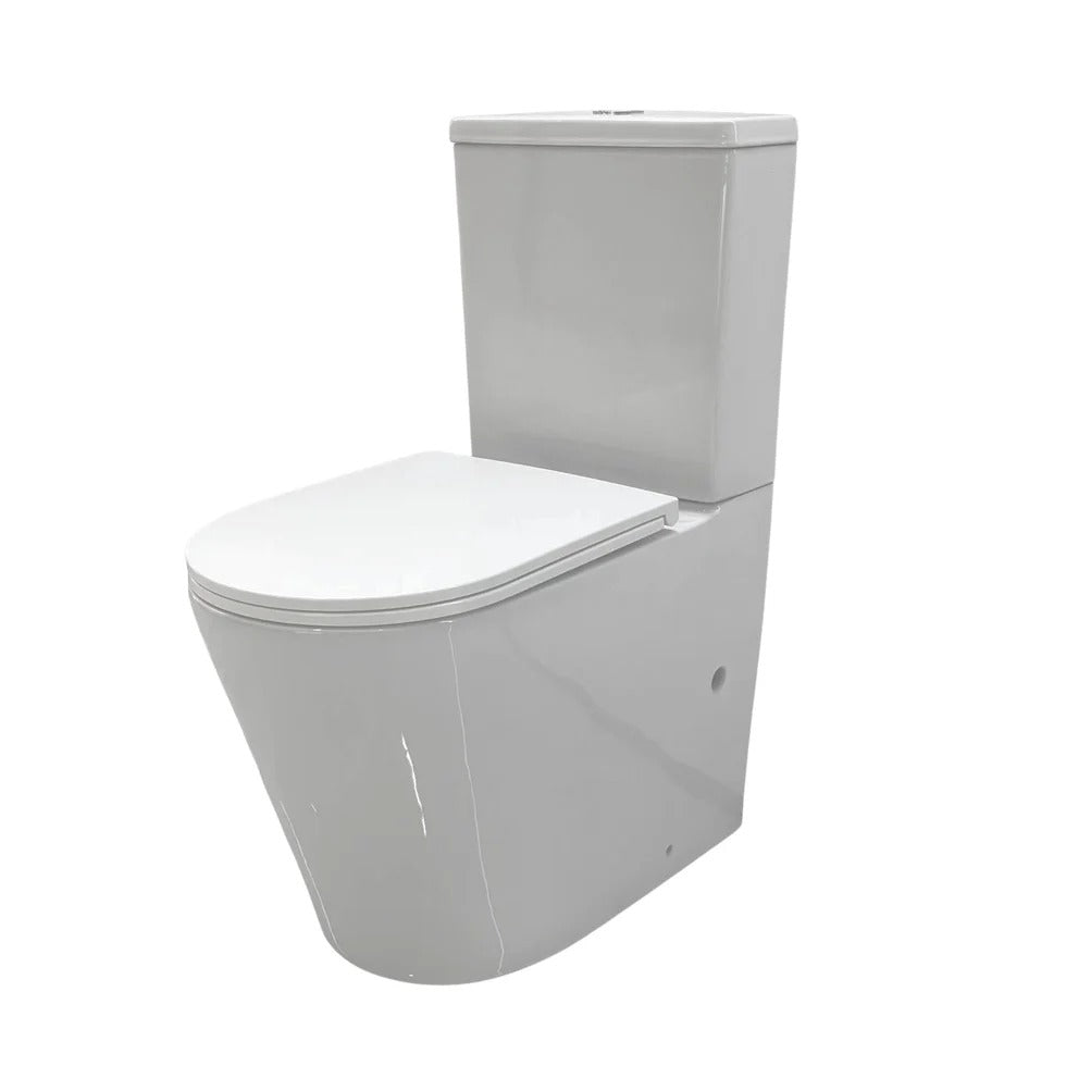 KB Sirra Rimless Back to Wall Toilet Suite P/S Trap