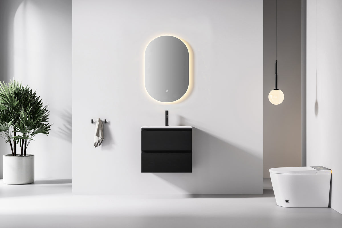 KB Sirra Oval Backlit LED Mirror with Demister (KB-OVAL-6090)