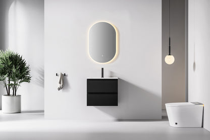 Nora Verona Oval Backlit LED Mirror with Demister (JM-OVAL-6090BL)