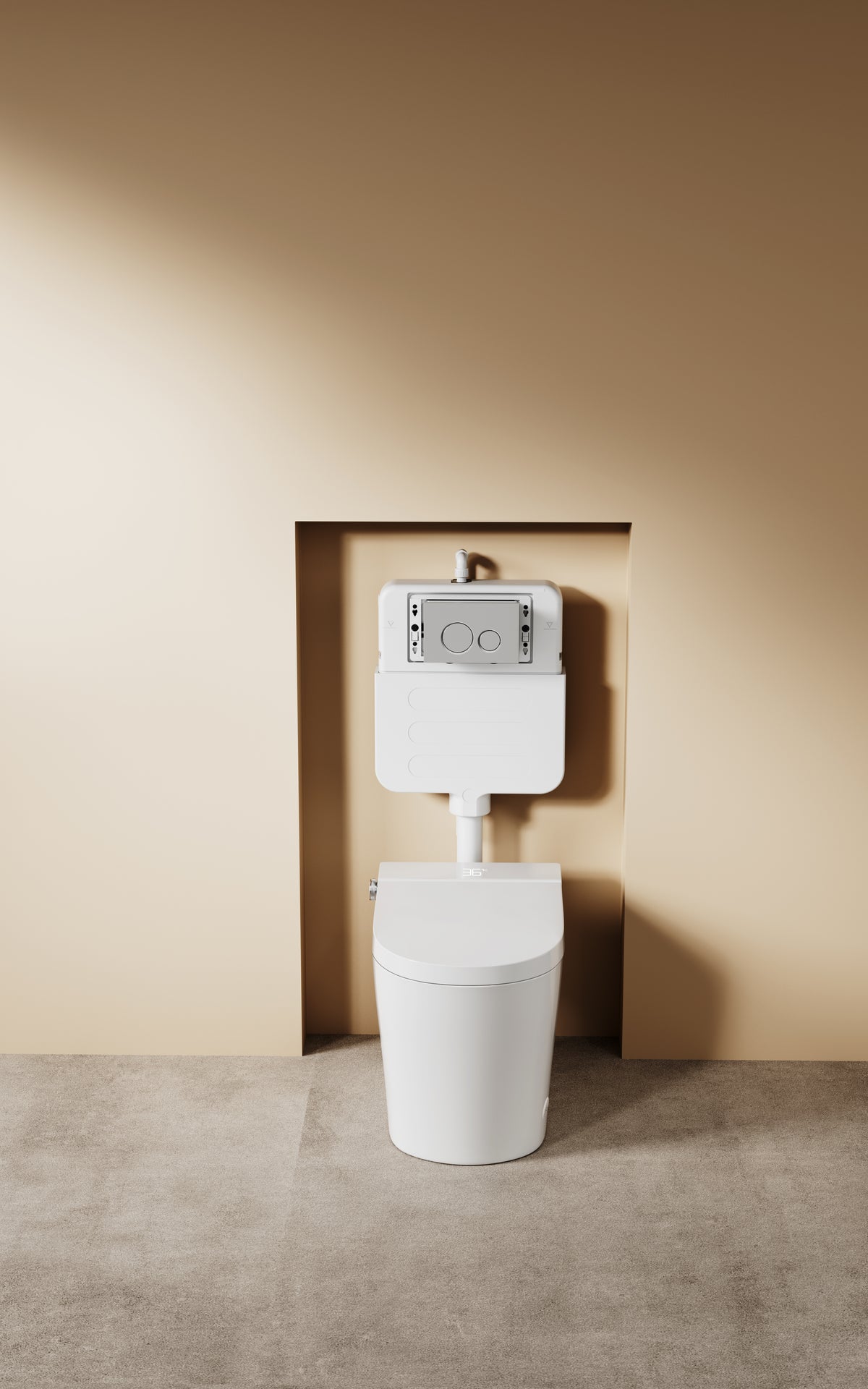 Modena Smart Toilet — Wall Faced with In-wall Tank - 29001A-T6B