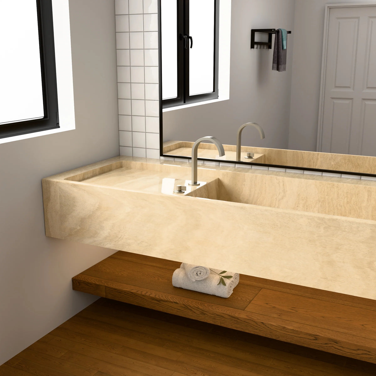 Kohler Components Hob Basin Spout Brushed Nickel (77968T-ND-BN)