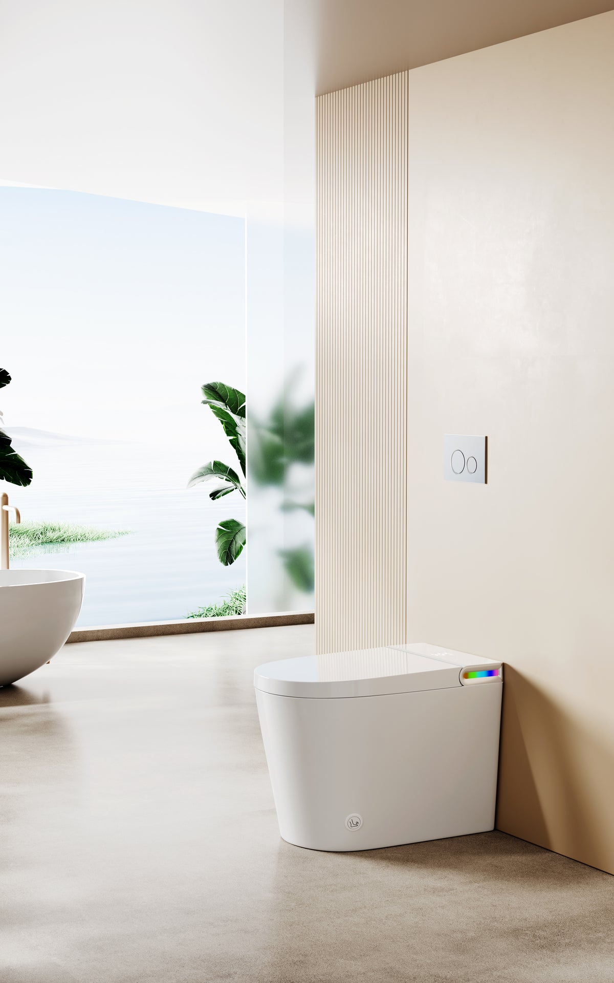 Modena Smart Toilet — Wall Faced with In-wall Tank - 29001A-T6B