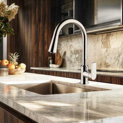 Kohler Taut Pull Out Spray Kitchen Mixer Chrome (21367T-4E-CP)