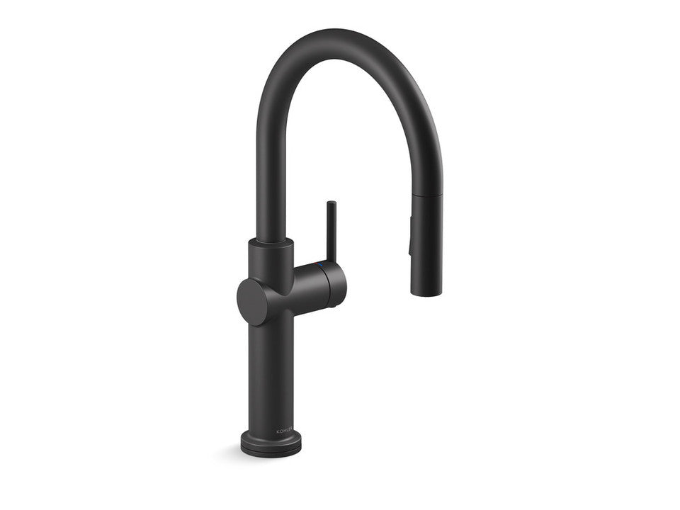 Kohler Crue Pull- Down Kitchen Faucet Matte Black (22972T-4E-BL)