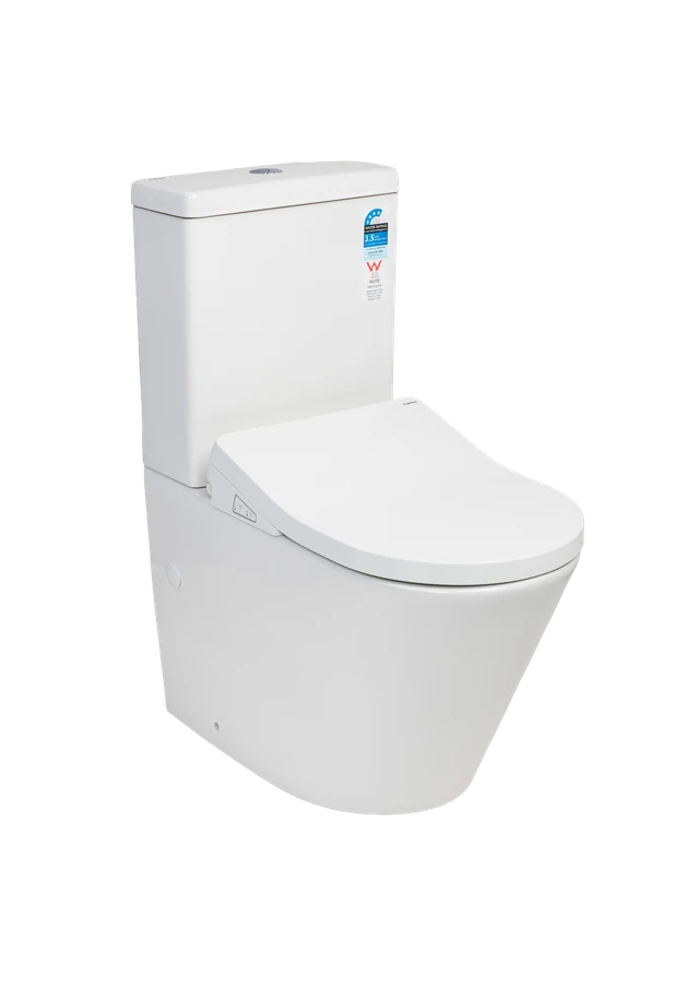 Kohler  Melius ™ Rimless Back to Wall Toilet Suite with  Englefield by Kohler New Bidet Seat with AVB - 42329A-Bidet Seati
