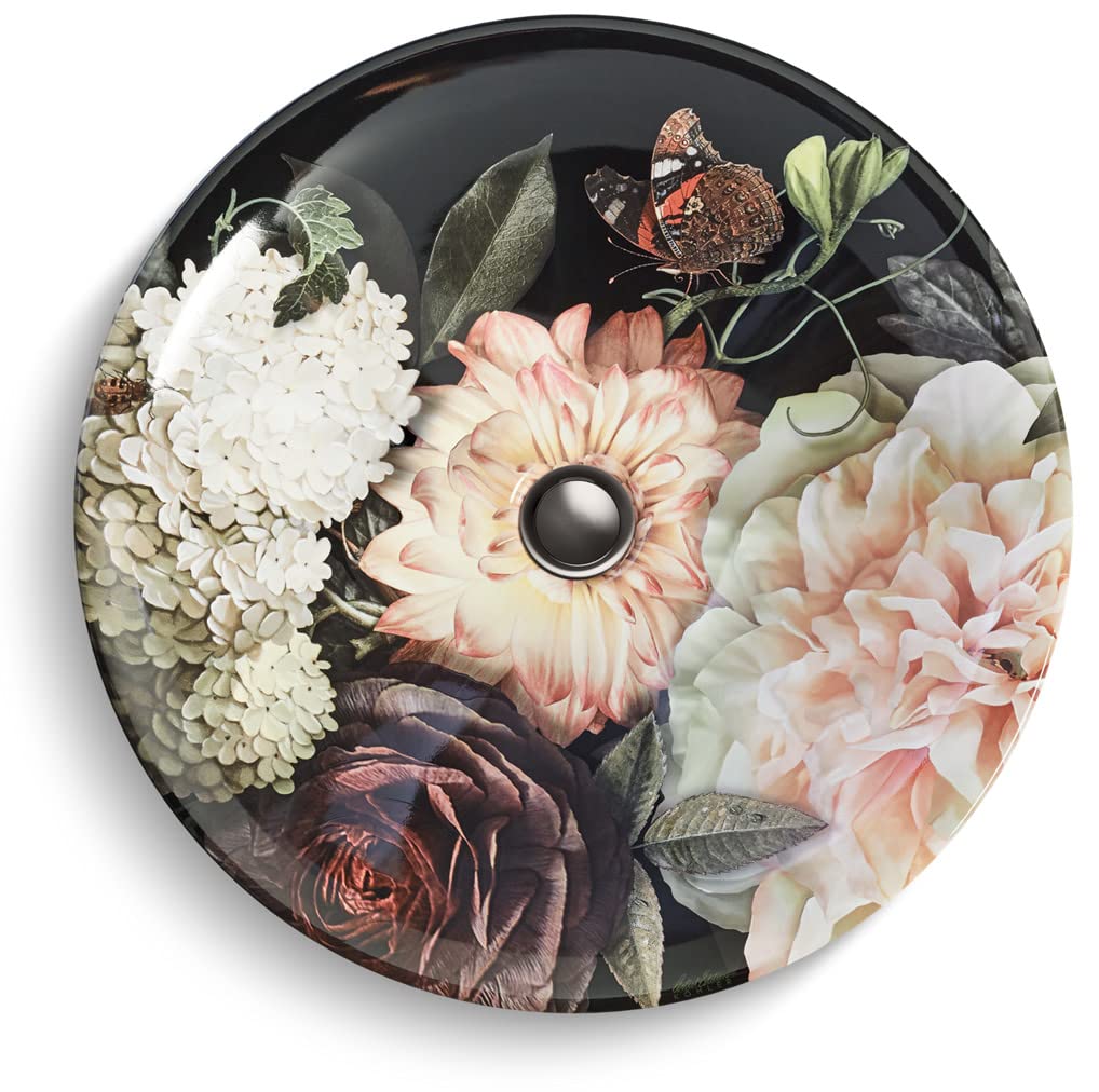Kohler Dutchmaster Round Vessel Basin Blush Floral (30333-DM1-0)