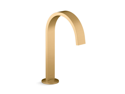 Kohler Components Hob Basin Spout Brushed Brass (77968T-ND-2MB)