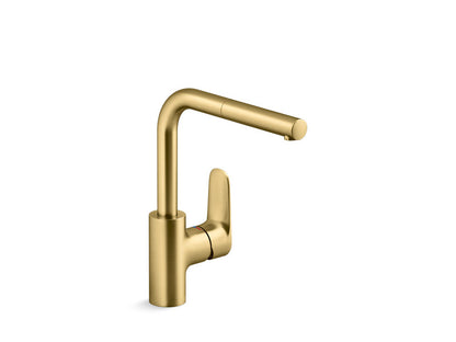Kohler Aleo Pull-Out Kitchen Faucet Brushed Brass (99175T-4E-2MB)