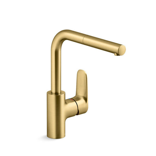 Kohler Aleo Pull-Out Kitchen Faucet Brushed Brass (99175T-4E-2MB)