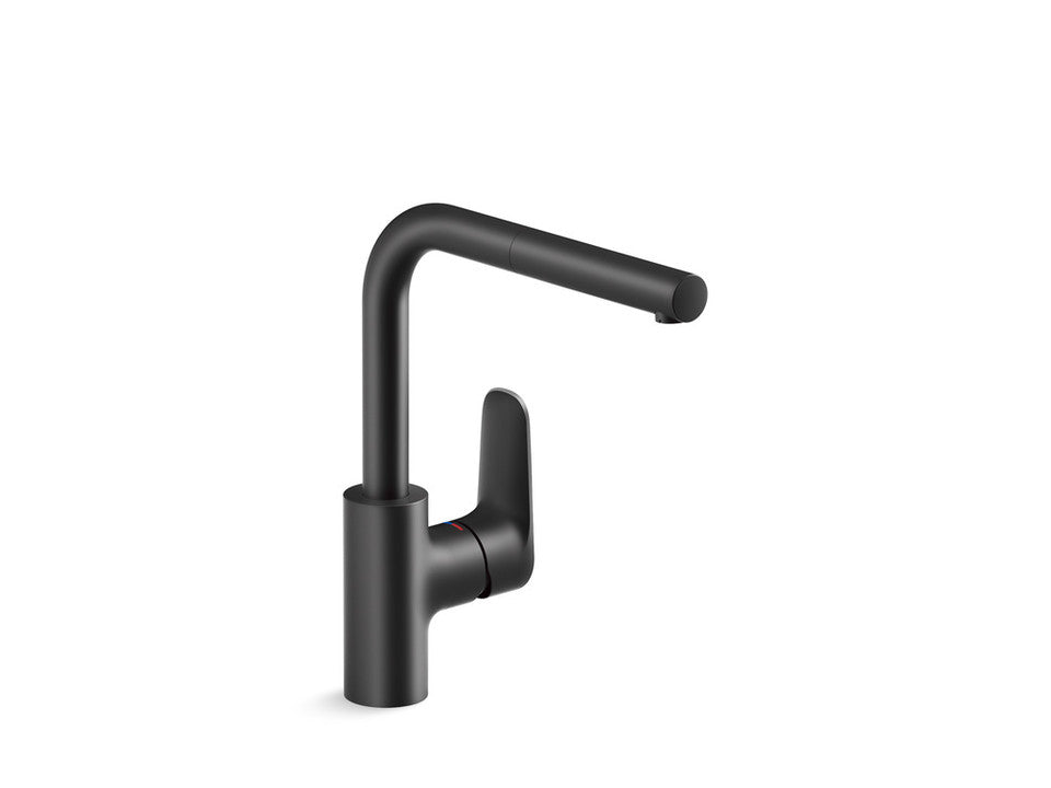 Kohler Aleo Pull-Out Kitchen Faucet Matte Black (99175T-4E-BL)