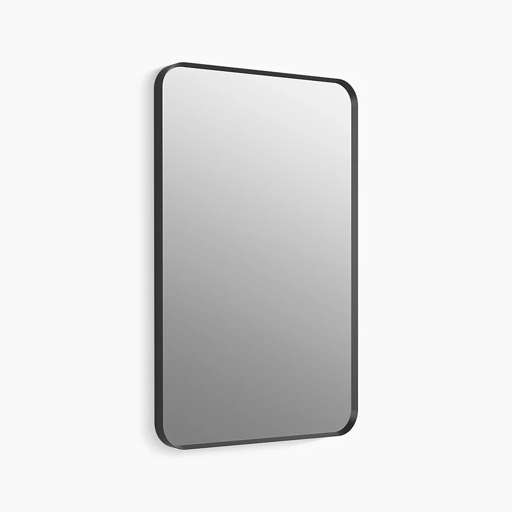 Kohler Essential Rectangle Decorative Mirror 22" x 34" Matte Black (26052-BLL)