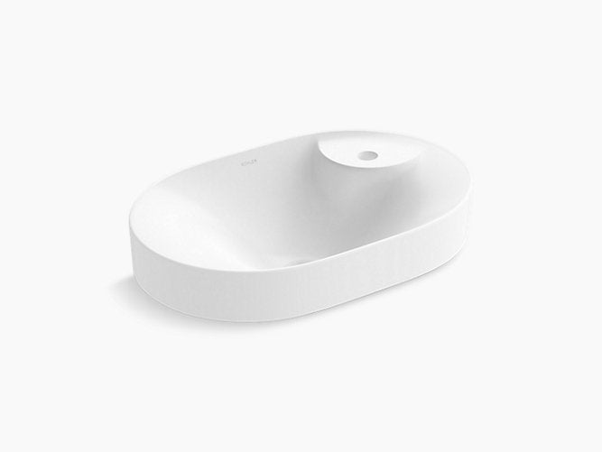 Chalice™ Sleek Oval Vessel W/ Faucet Deck