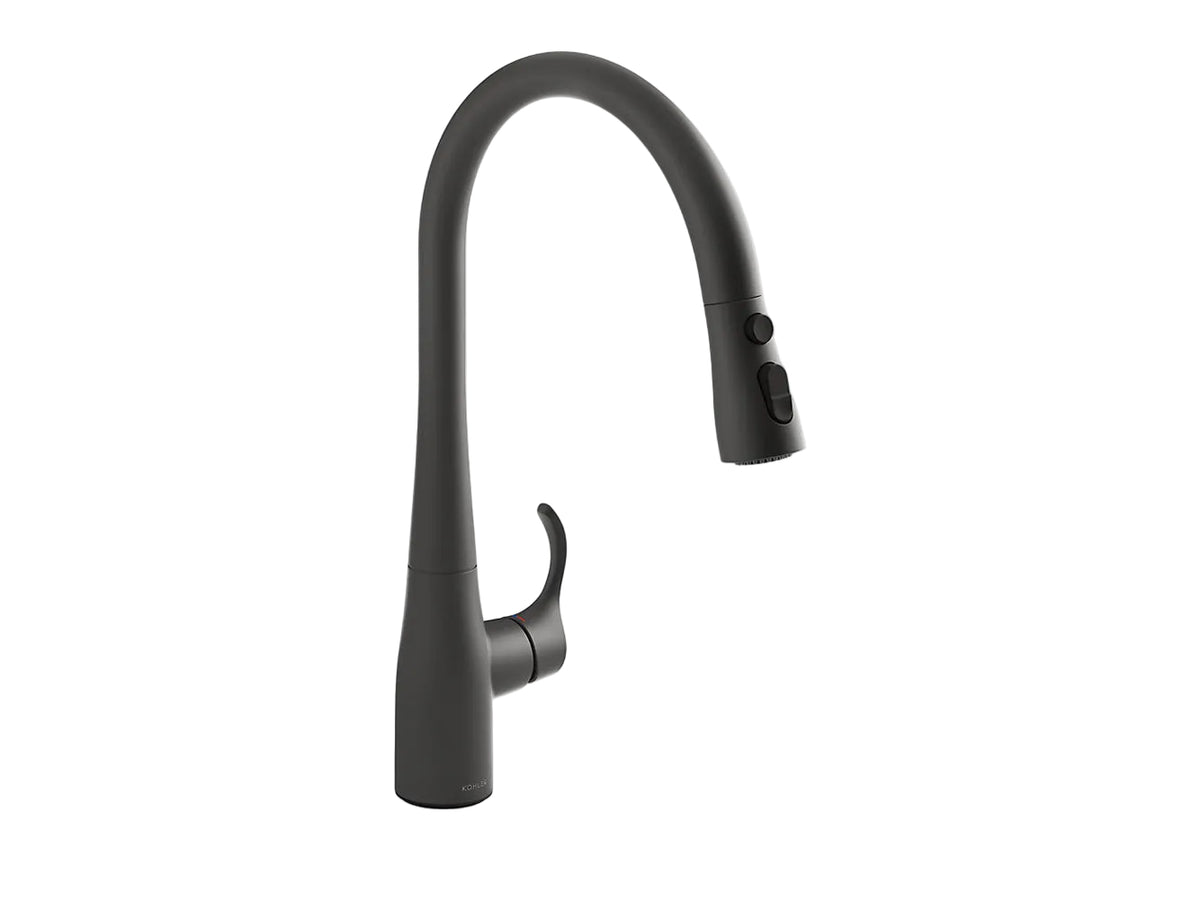 Kohler Simplice Pulldown Kitchen Mixer Matte Black (596T-4E-BL)