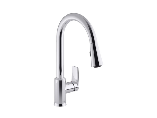 Kohler Taut Pull Out Spray Kitchen Mixer Chrome (21367T-4E-CP)