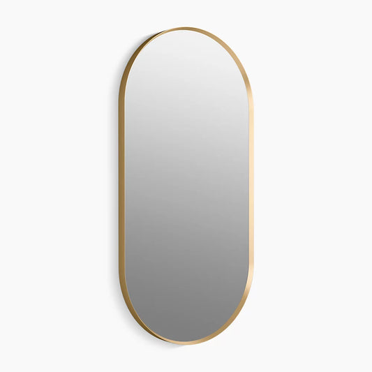 Kohler Essential Capsule Decorative Mirror 20" x 40" Modern Brushed Gold (26051-BGL)