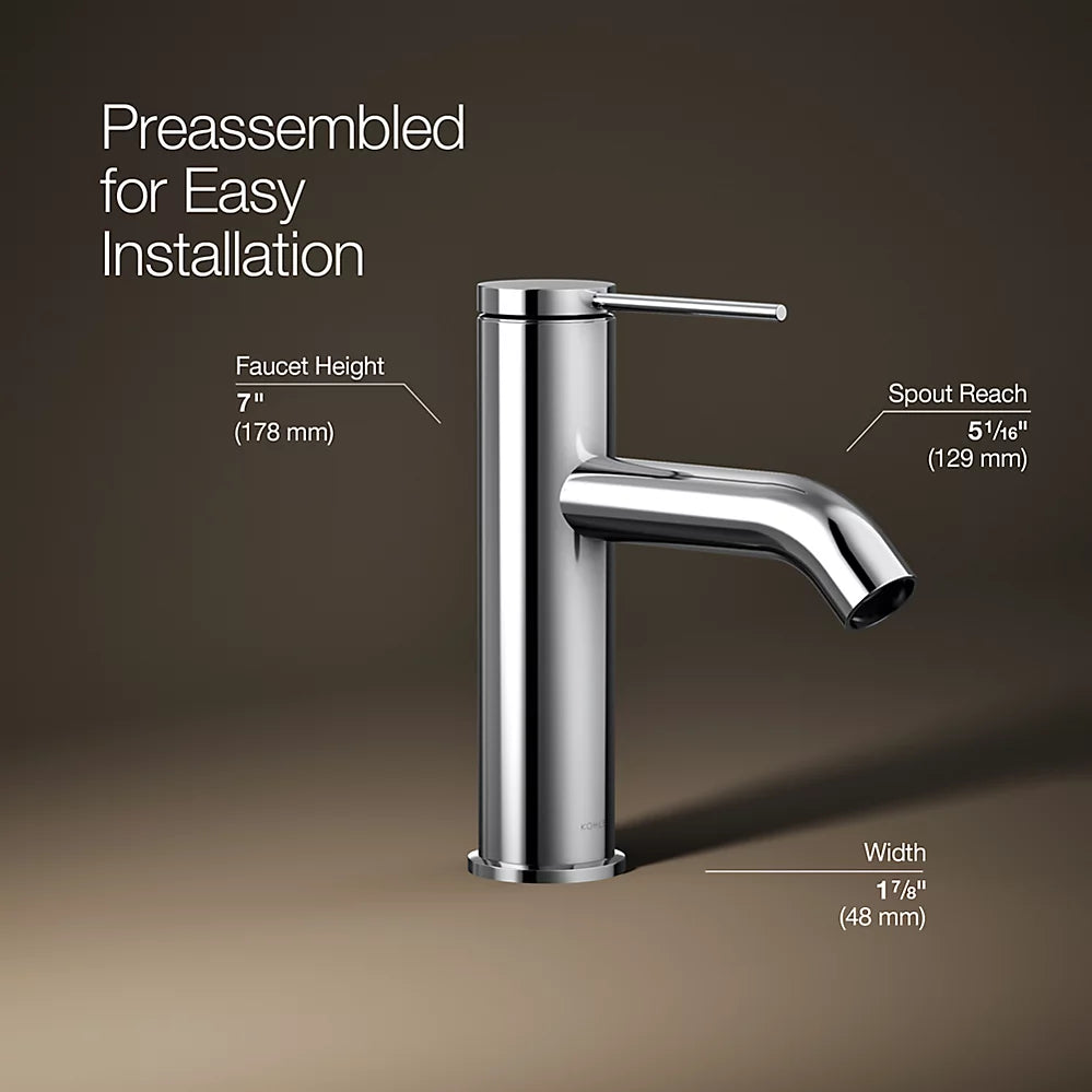 Kohler Components Basin Mixer Single Lever Chrome (77958T-4AND-CP)