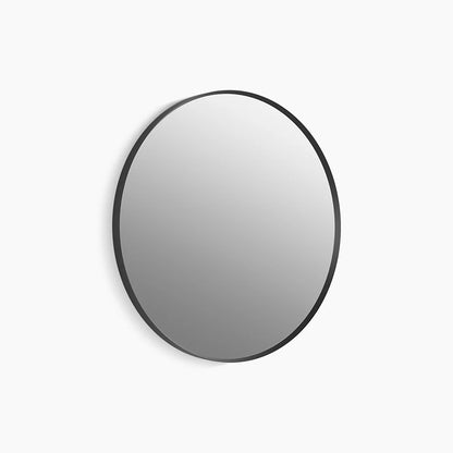 Kohler Essential Round Decorative Mirror 28" Matte Black (26050-BLL)