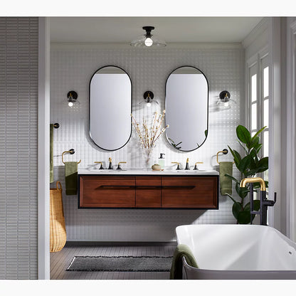 Kohler Essential Capsule Decorative Mirror 20" x 40" Matte Black (26051-BLL)