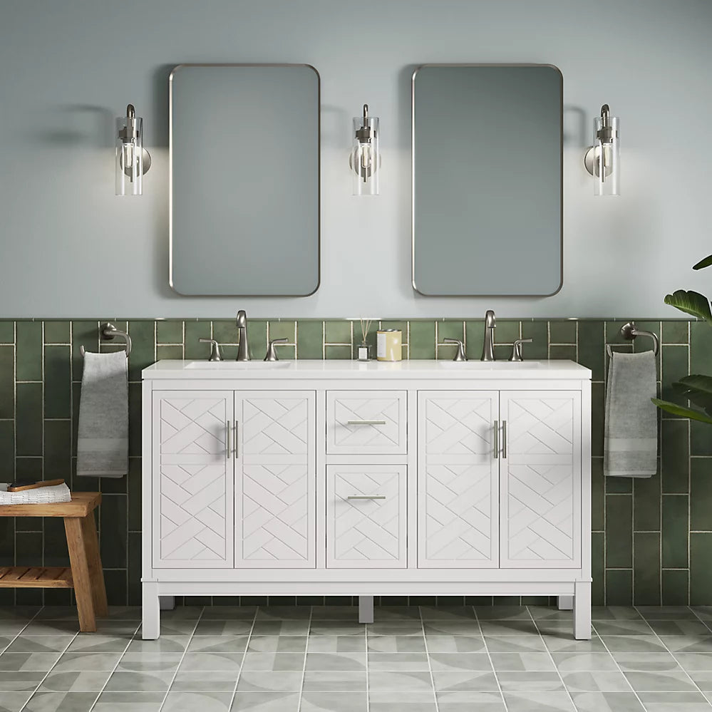 Kohler Essential Rectangle Decorative Mirror 22" x 34" Brushed Nickel (26052-BNL)