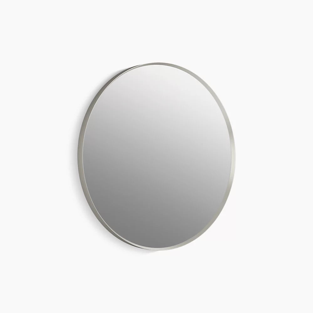 Kohler Essential Round Decorative Mirror 28" Brushed Nickel (26050-BNL)