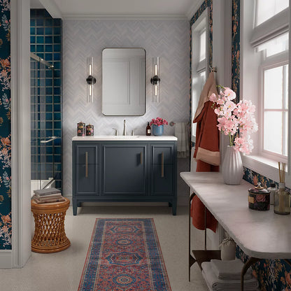 Kohler Essential Rectangle Decorative Mirror 22" x 34" Brushed Nickel (26052-BNL)