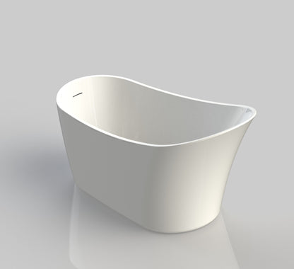 Nora Dea Free Standing Bath with Overflow 1500mm (RN3002B-1500)