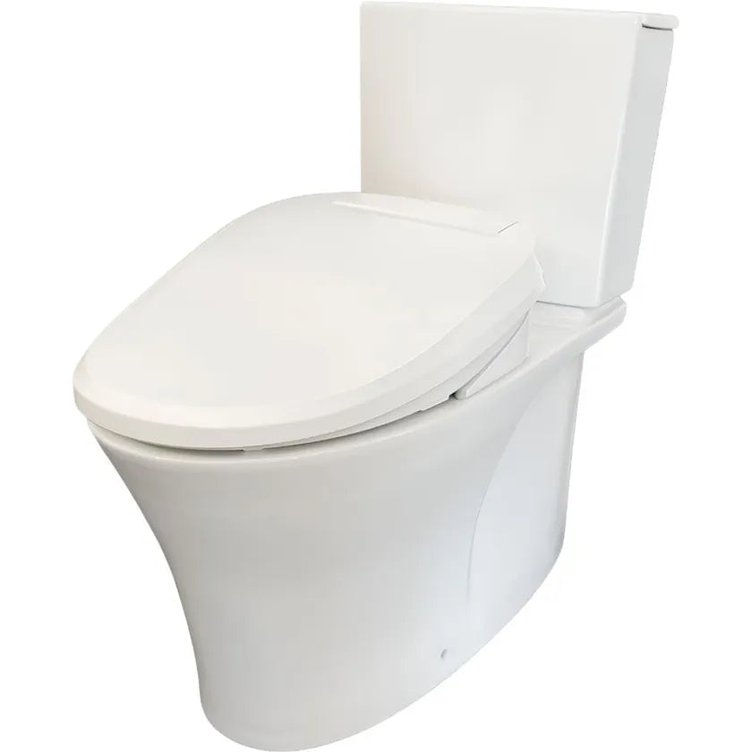 Veil 2pc BTW Toilet with  Kohler Bidet Seat C3-255 - Top Inlet Only - 23624A-C3