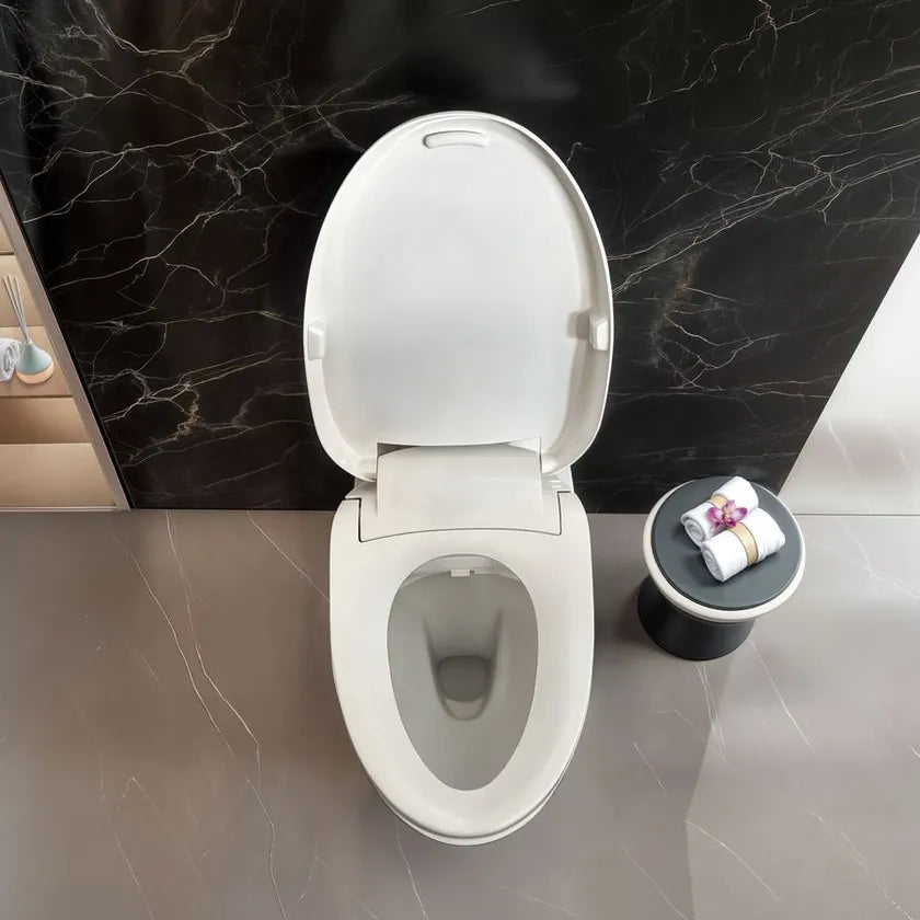 Veil 2pc BTW Toilet with  Kohler Bidet Seat C3-255 - Top Inlet Only - 23624A-C3
