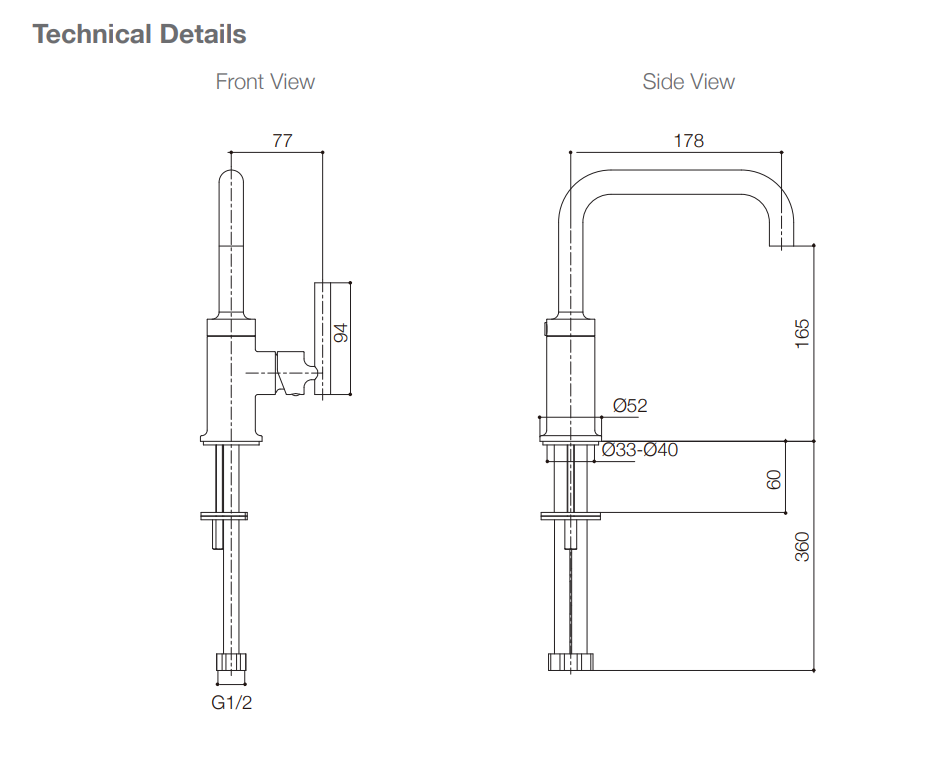 Kohler Purist Kitchen Mixer Brushed Nickel (14597A-4-BN)