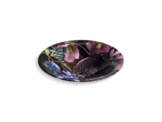 Kohler Dutchmaster Round Vessel Basin Midnight Floral (30333-DM2-0)