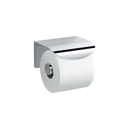 Avid Toilet Tissue Holder with Cover-Polished Chrome
