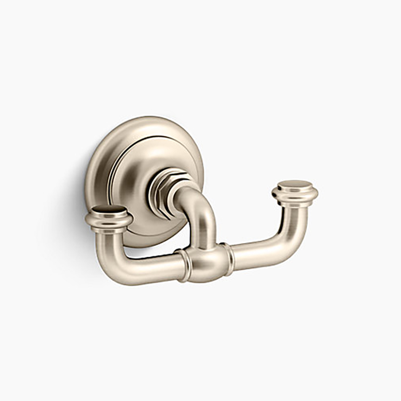 Artifacts Double Robe Hook-Brushed Bronze