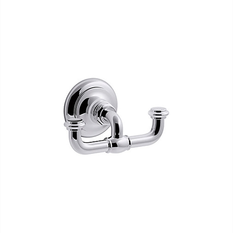 Artifacts Double Robe Hook-Chrome