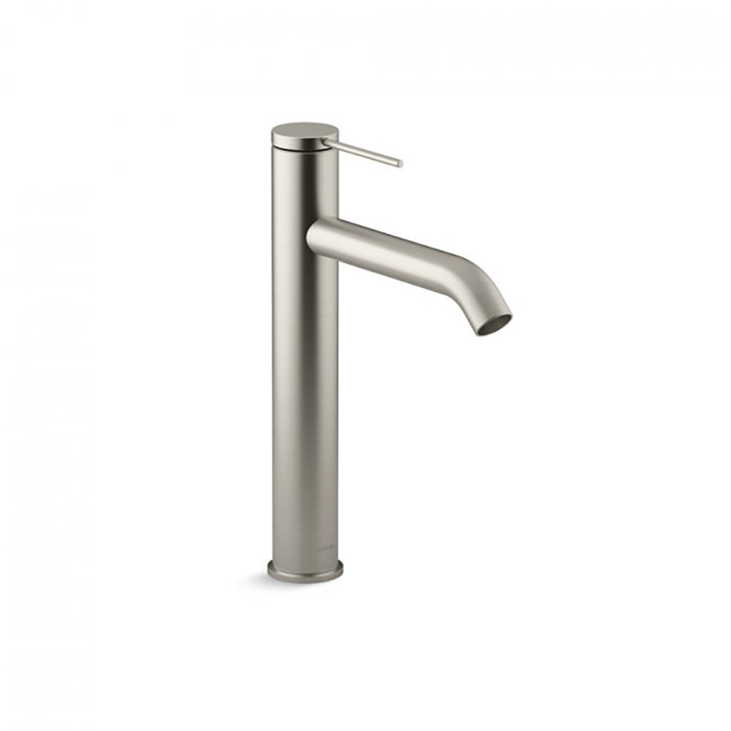 Components Tall Single Lever Basin Mixer-Brushed Nickel