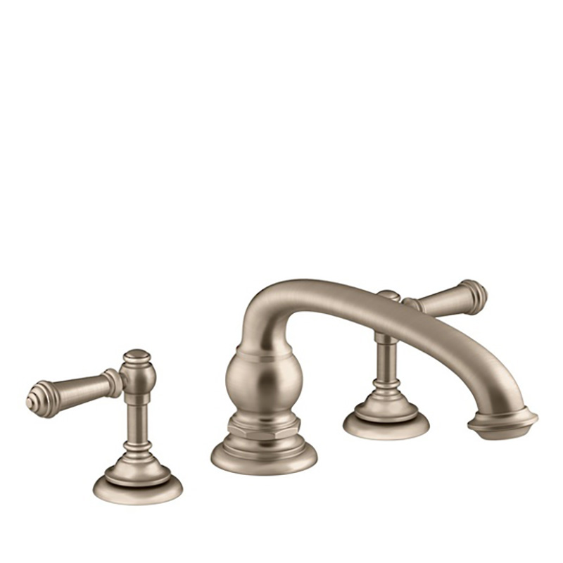 Artifacts Bath Set with Lever Handles-Brushed Bronze