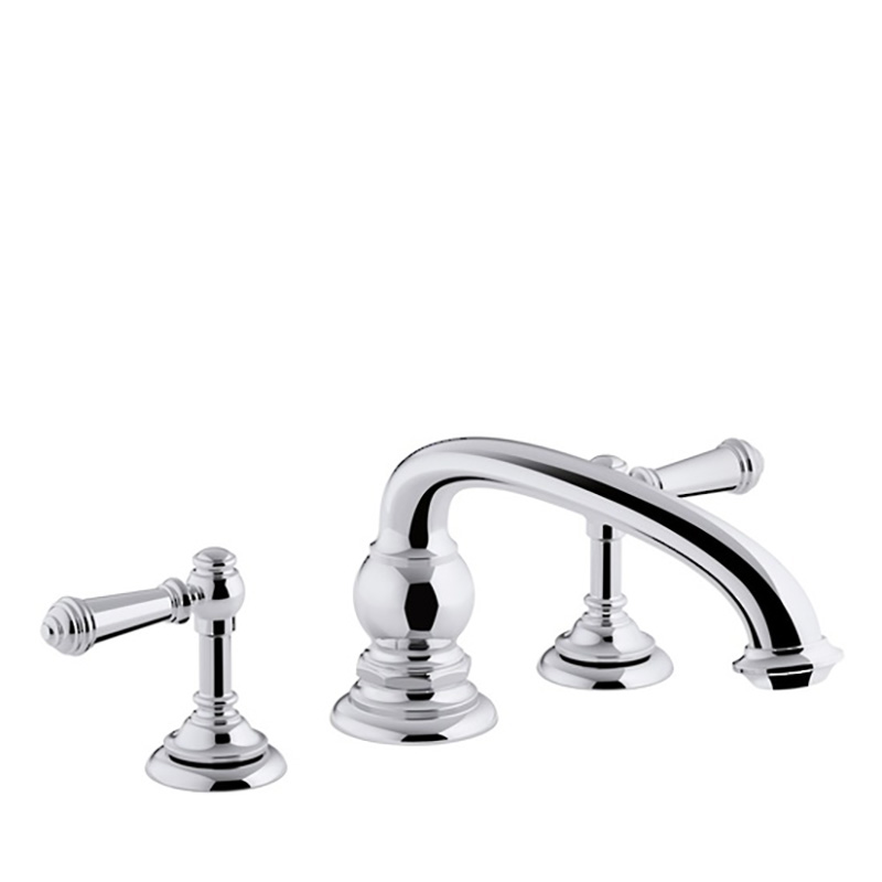 Artifacts Bath Set with Lever Handles-Chrome