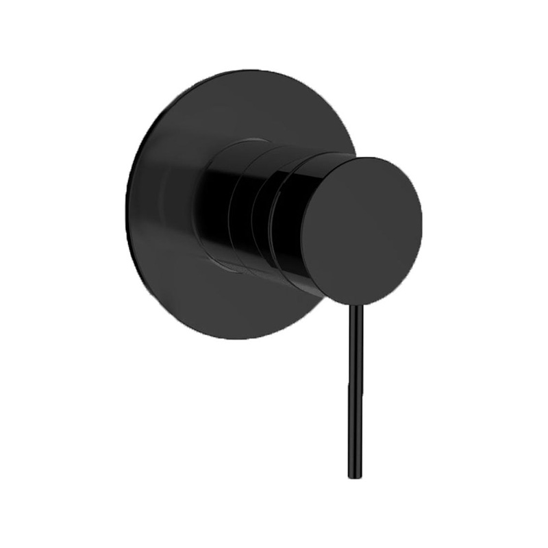 Components Shower/Bath Thin Trim Pin Lever Handle-Matte Black