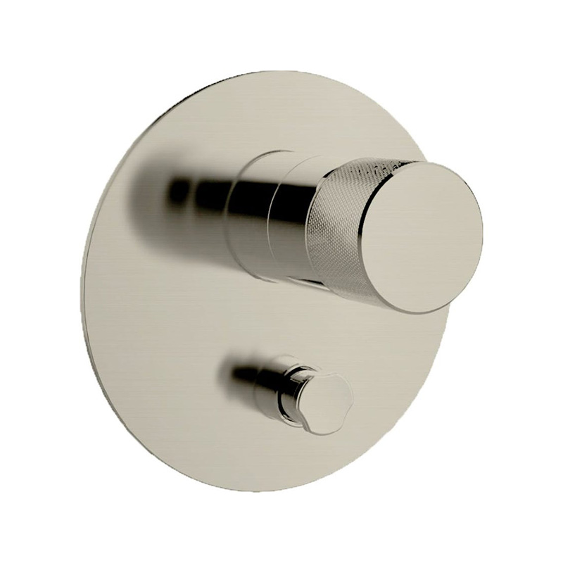 Components Shower/Bath with Diverter Thin Trim Oyl Handle-Brushed Nickel