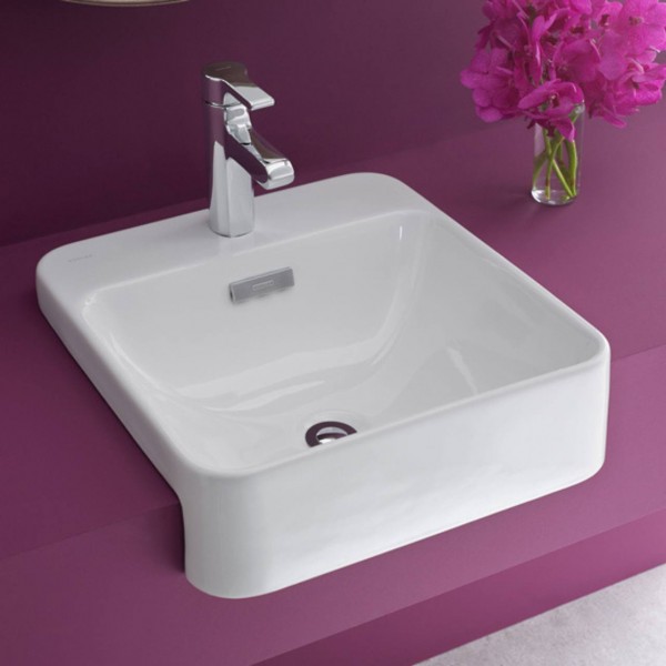 Forefront Square Semi-Recessed Basin