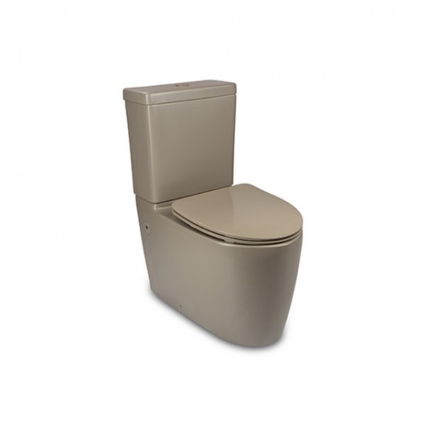 Grande Back to Wall Toilet Suite - Cashmere