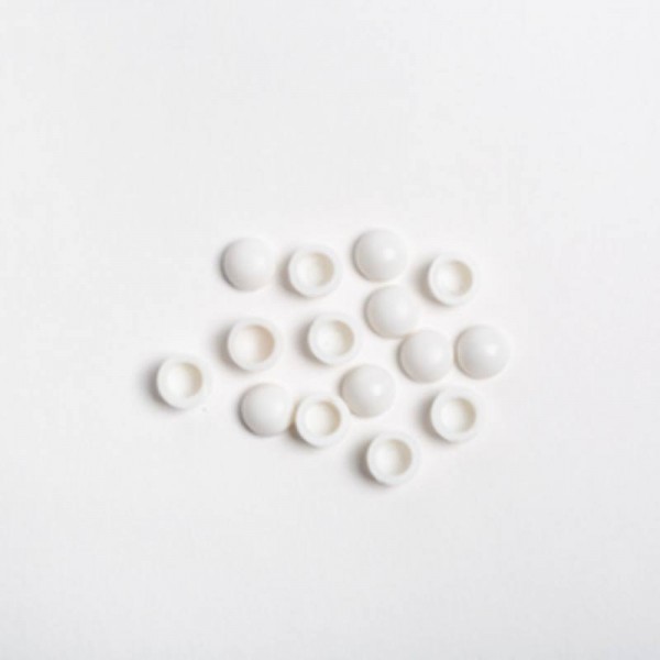 White Screw Caps (price per unit)