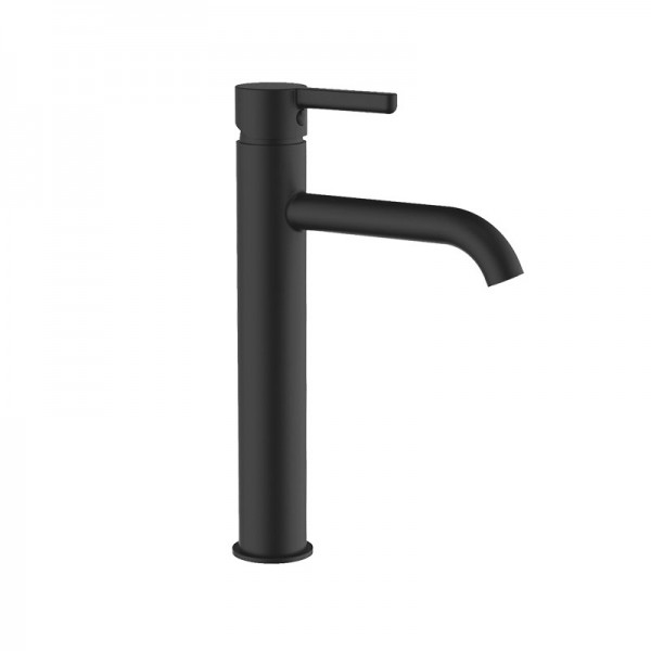 Studio Gooseneck Tal| Basin Mixer - Pin Lever Black