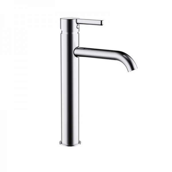 Studio Gooseneck Tall Basin Mixer -Pin Lever Chrome