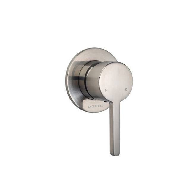 Studio Shower Mixer – Pin lever Brush Nickel