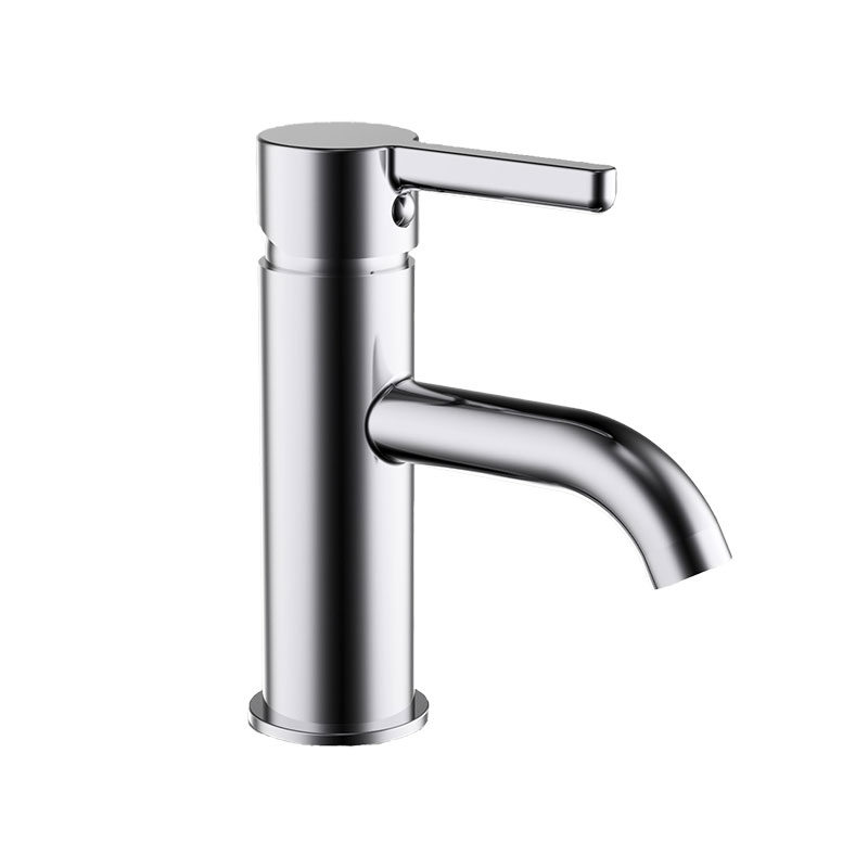 Studio Gooseneck Basin Mixer – Pin Lever Chrome